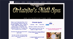 Desktop Screenshot of orlandosnailspa.com